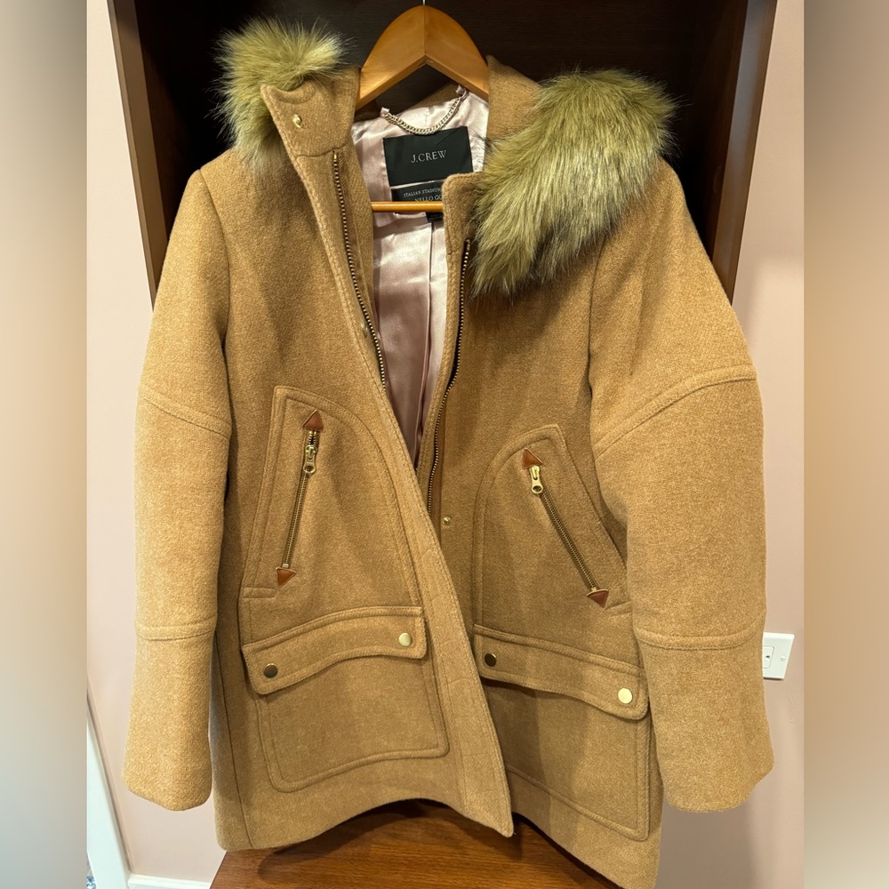 J Crew Chateau Coat 6P